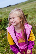 Load image into Gallery viewer, Color Kids Colorblock Jacket Fuchsia Pink
