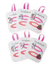 Load image into Gallery viewer, Rockahula Birthday Glitter Hair Clips