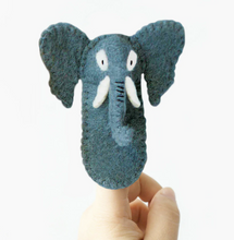 Load image into Gallery viewer, Animal Finger Puppets Felted Wool