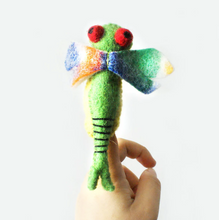 Load image into Gallery viewer, Animal Finger Puppets Felted Wool