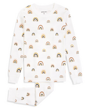 Load image into Gallery viewer, Petit Lem Way Way Up Rainbow Pyjamas