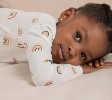 Load image into Gallery viewer, Petit Lem Way Way Up Rainbow Pyjamas