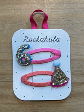 Load image into Gallery viewer, Rockahula Birthday Glitter Hair Clips