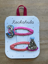 Load image into Gallery viewer, Rockahula Birthday Glitter Hair Clips