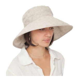 Puffin Gear Womens Sun Hat Linen Chambray Classic