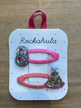 Load image into Gallery viewer, Rockahula Birthday Glitter Hair Clips
