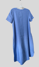 Load image into Gallery viewer, Mes Soeurs et Moi Anchois Piscine Linen Dress
