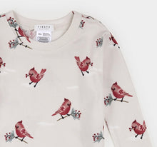 Load image into Gallery viewer, Petit Lem Cardinal Print LunaKnit Pyjamas
