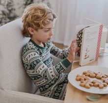 Load image into Gallery viewer, Petit Lem Fairisle Pyjamas Green
