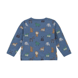 Minymo Jungle Friends Print Baby Tee and Jogger