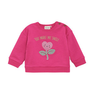 Minymo 'You Make Me Smile' Fleece Sweatshirt and Jogger