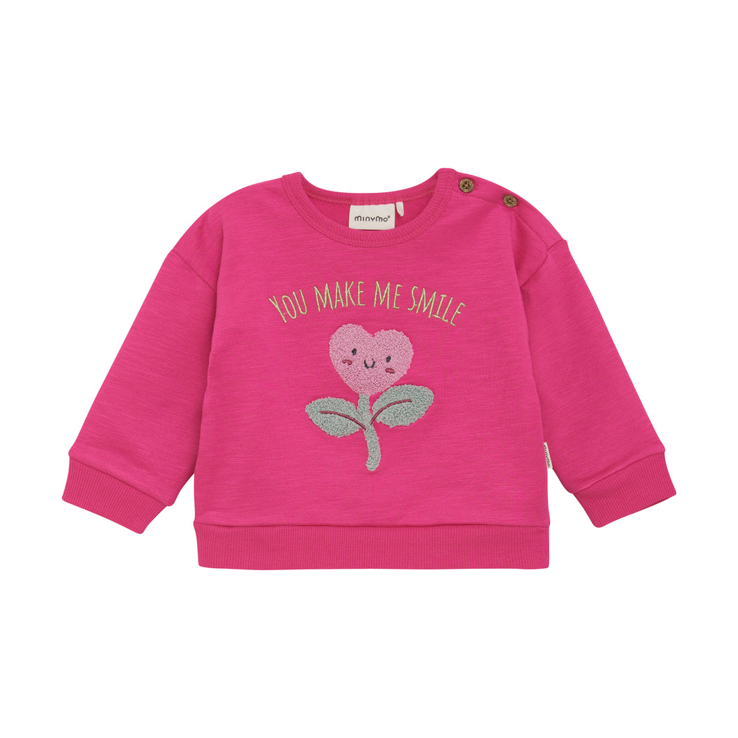 Minymo 'You Make Me Smile' Fleece Sweatshirt and Jogger