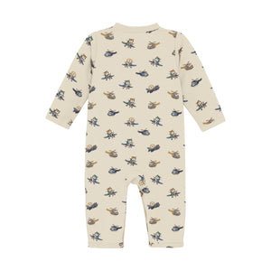 Minymo Flight Animals Print Playsuit