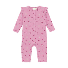 Load image into Gallery viewer, Minymo Flower Print Playsuit Orchid
