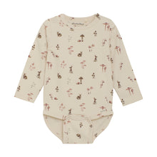 Load image into Gallery viewer, Minymo Mushroom and Bunny Print Onesie and Pants
