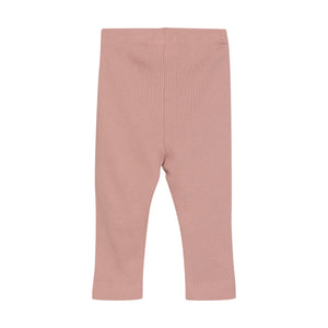 Minymo Baby Onesie and Rib Legging Misty Rose