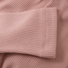 Load image into Gallery viewer, Minymo Baby Onesie and Rib Legging Misty Rose
