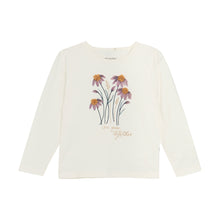 Load image into Gallery viewer, Minymo &#39;Lets Grow Together&#39; Flower Tee Cream
