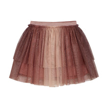 Load image into Gallery viewer, Minymo Ombre Glitter Skirt Cinnamon Rose

