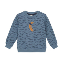 Load image into Gallery viewer, Minymo AOP Banana Bandit Sweatshirt
