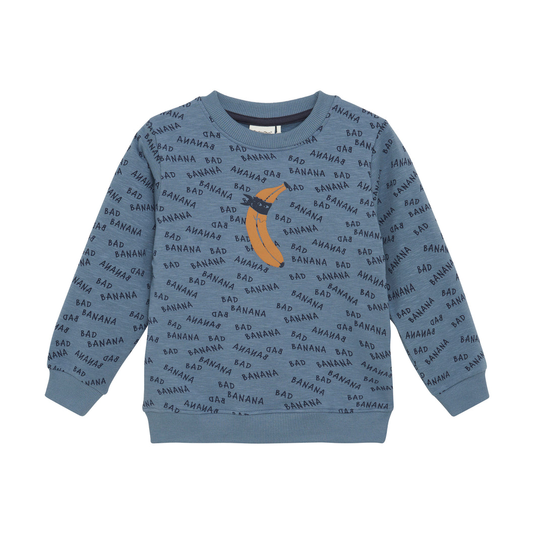 Minymo AOP Banana Bandit Sweatshirt