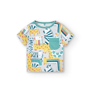 Boboli Zoo Animal Baby Tee and Short