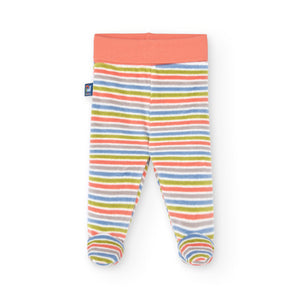 Boboli Be Cute Rainbow Baby Top, Footie and Hat Set