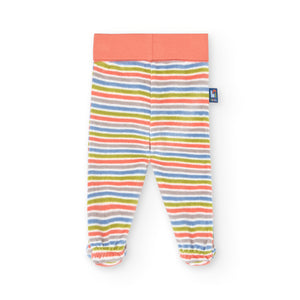 Boboli Be Cute Rainbow Baby Top, Footie and Hat Set