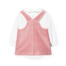 Load image into Gallery viewer, Boboli Deer Applique Velour Jumper, Tee and Tights
