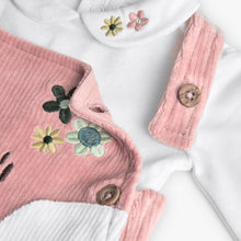 Load image into Gallery viewer, Boboli Deer Applique Velour Jumper, Tee and Tights
