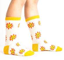 Load image into Gallery viewer, Mellow Mushrooms Kids Crew Socks
