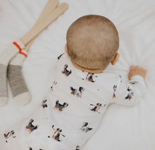 Load image into Gallery viewer, Petit Lem Rink Rover Print LunaKnit Sleeper
