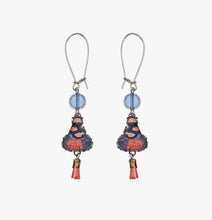 Load image into Gallery viewer, Ayala Bar Amber Bloom, Rosa Earrings
