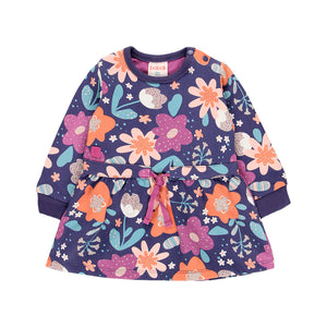 Boboli Fleece Print Dress