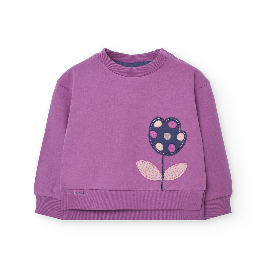 Boboli Fleece Sweatshirt Blackberry