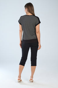 Beddome Diagonal Stripe Top