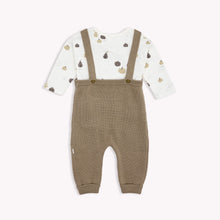 Load image into Gallery viewer, Petit Lem Pebble Sweater Knit Overall Set
