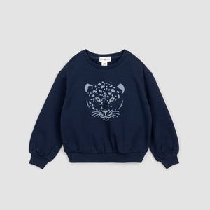 Miles the Label Snow Leopard Sweatshirt