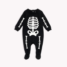 Load image into Gallery viewer, Petit Lem Glow in the Dark Skeleton Sleeper
