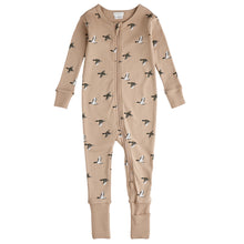 Load image into Gallery viewer, Petit Lem Mallard Print Playsuit Sand
