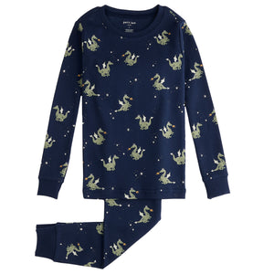 Petit Lem Fire Breathing Dragon Print Pyjamas