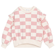 Load image into Gallery viewer, Miles the Label Rose Checkerboard Sweatshirt
