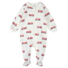 Load image into Gallery viewer, Petit Lem Fire Truck Print Sleeper
