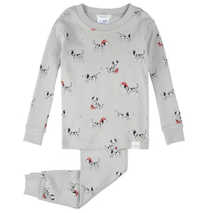 Petit Lem Firefighter Dalmation Print Baby Pyjamas