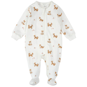 Petit Lem Corgi Print Sleeper