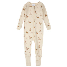 Load image into Gallery viewer, Petit Lem Corgi Print Convertible Sleeper
