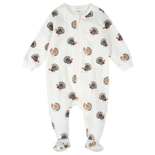Load image into Gallery viewer, Petit Lem Turkey Print Sleeper
