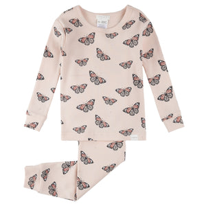 Petit Lem Monarch Print Baby Pyjamas