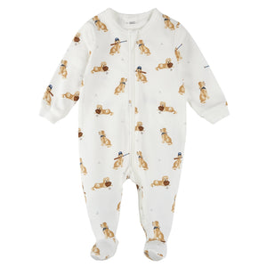 Petit Lem Golden Retriever Print Sleeper