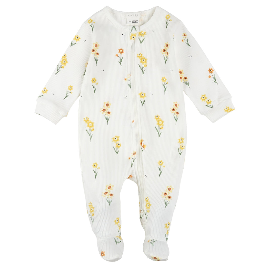 Petit Lem Daffodils Print Sleeper